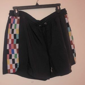 Target Black Drawstring Track Shorts